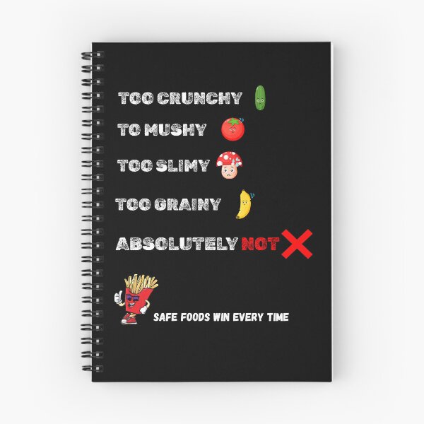 Item preview, Too Crunchy, Too Mushy, Too Slimy, Absolutely Not | ARFID Humor designed and sold by HiPatti.