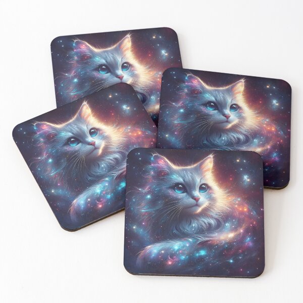 Item preview, Starlight cat - Cosmic serenity designed and sold by davidromapixel.