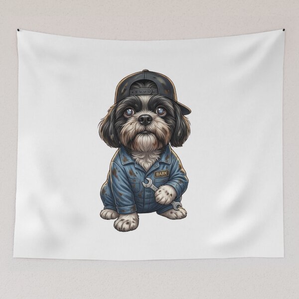 Item preview, Mechanic dog designed and sold by JustLittleMe.