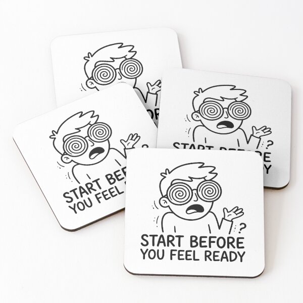 Item preview, Anti Procrastination Design for Overthinkers, Start Small Productivity Mindset, Focus Motivation Minimalist Aesthetic designed and sold by Kamila Reinar.