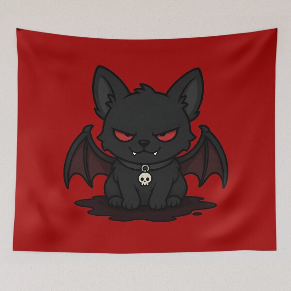 Item preview, Evil Bat Cat Demon designed and sold by smktheduck.
