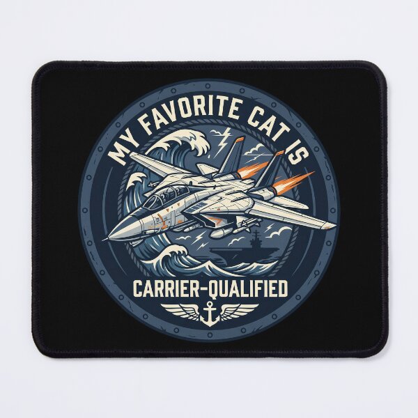 Item preview, F-14 Tomcat My Favorite Cat Naval Aviation Humor designed and sold by ArtDreams92.