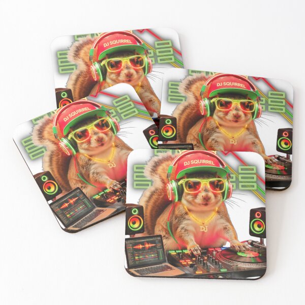Item preview, Disc Jockey Squirrel designed and sold by bewitchedcuties.
