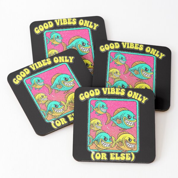 Item preview, Good Vibes Funny Fish Design designed and sold by LayercraftArt.