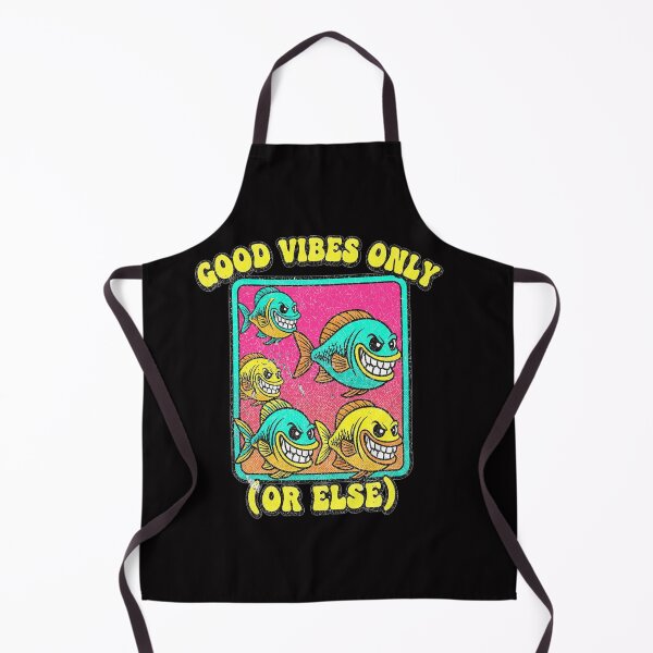 Item preview, Good Vibes Funny Fish Design designed and sold by LayercraftArt.