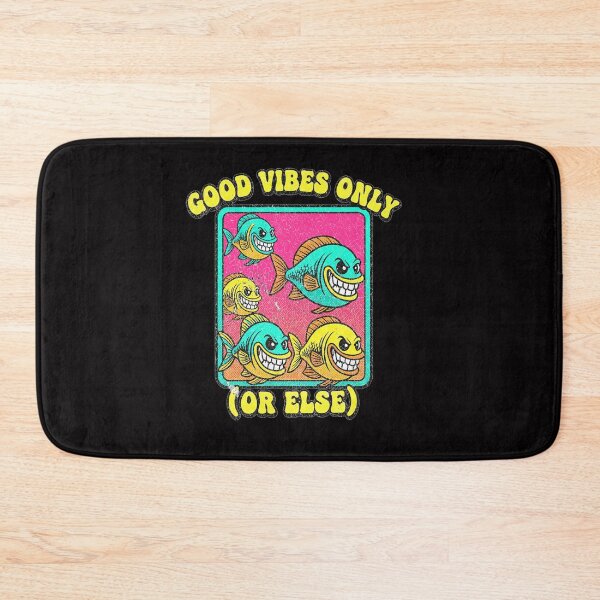 Item preview, Good Vibes Funny Fish Design designed and sold by LayercraftArt.