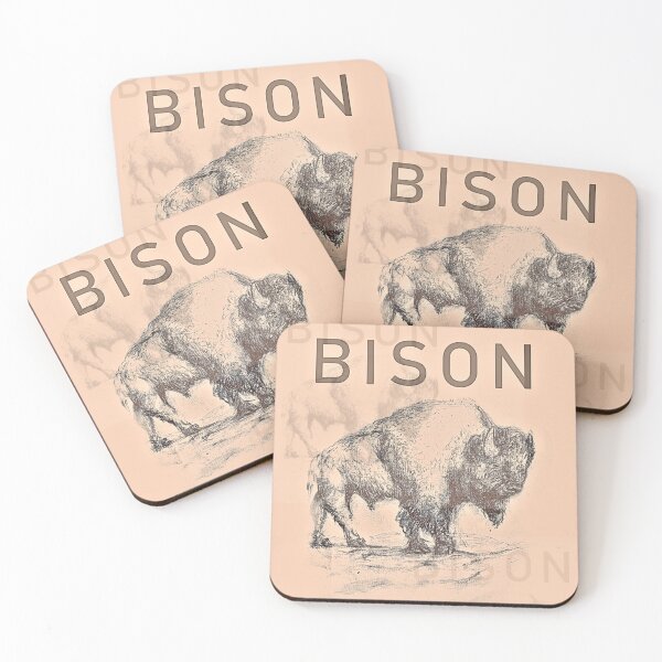 Item preview, Big Bison on the snow designed and sold by ferjosei.