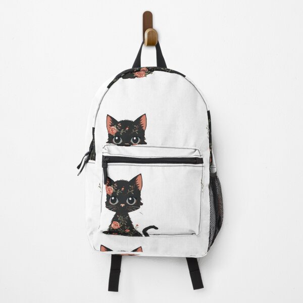 Item preview, Cat with flowers designed and sold by uunaa.