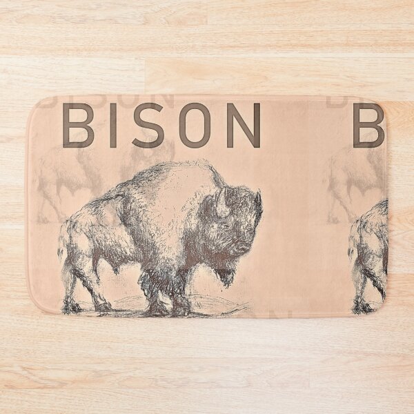 Item preview, Big Bison on the snow designed and sold by ferjosei.