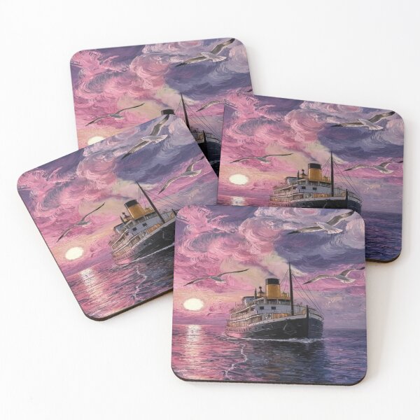 Item preview, Beautiful vintage steamship aesthetic drawing  designed and sold by NivyasArtistry.