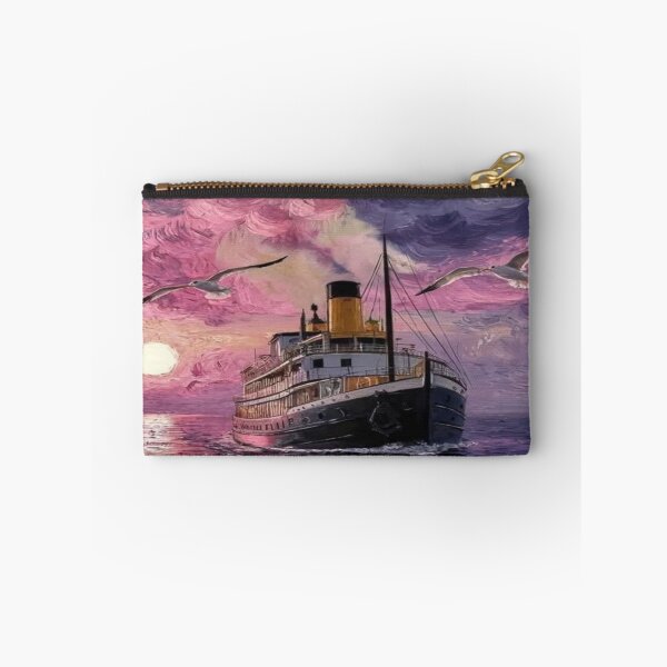 Item preview, Beautiful vintage steamship aesthetic drawing  designed and sold by NivyasArtistry.
