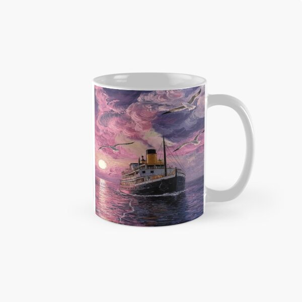 Item preview, Beautiful vintage steamship aesthetic drawing  designed and sold by NivyasArtistry.