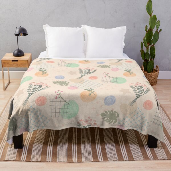 Item preview, Pastel Floral & Monstera Seamless Pattern designed and sold by Aoei08.