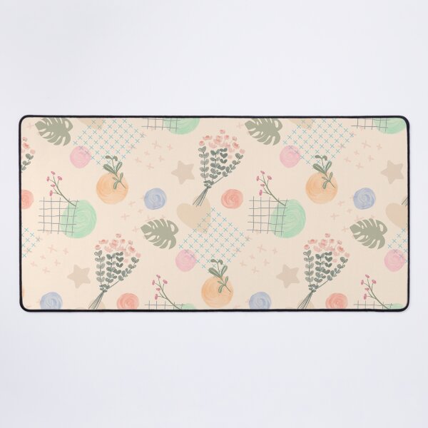 Item preview, Pastel Floral & Monstera Seamless Pattern designed and sold by Aoei08.