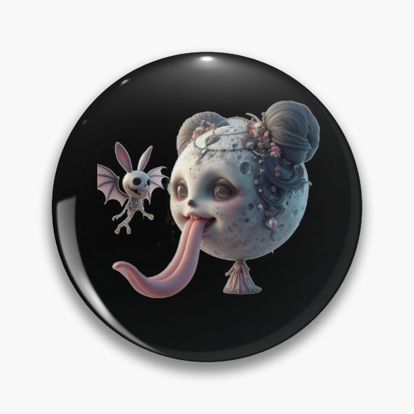 Item preview, Creepy Cute Moon Monster and Skeleton Bunny designed and sold by LujziWorld.