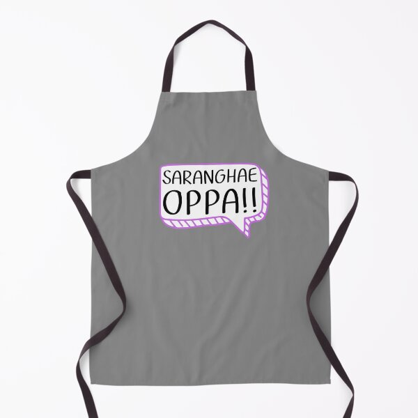 Item preview, Saranghae Oppa text - Korean expression for K-drama fans designed and sold by ArtEllary.