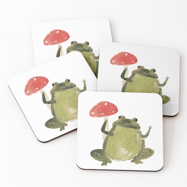 Item preview, Frog With Mushroom designed and sold by xiao xuans.