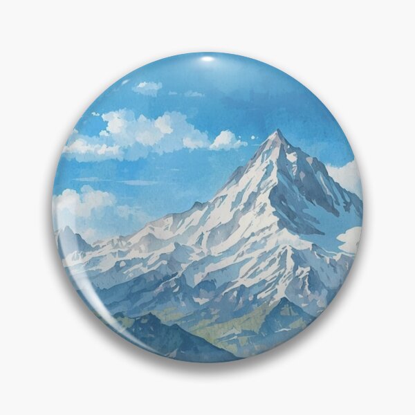 Artikelvorschau, Watercolor Mountain Peak und Evergreen Valley entworfen und verkauft von andreavlad.
