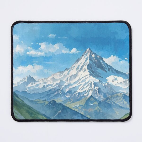 Item preview, Watercolor Mountain Peak and Evergreen Valley designed and sold by andreavlad.