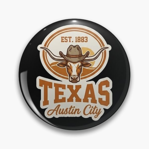 Item preview, Texas Austin City - Vintage Academic Longhorn Crest designed and sold by The True American.