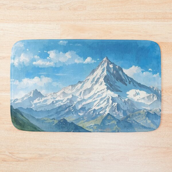 Item preview, Watercolor Mountain Peak and Evergreen Valley designed and sold by andreavlad.