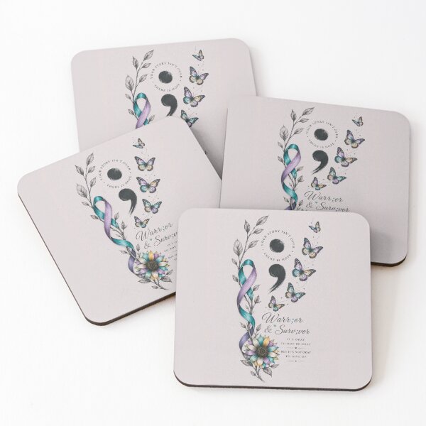 Item preview, Warr;or & Surv;vor - Suicide Awareness  designed and sold by AI-Imagery-2026.