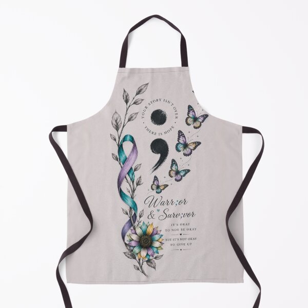 Item preview, Warr;or & Surv;vor - Suicide Awareness  designed and sold by AI-Imagery-2026.