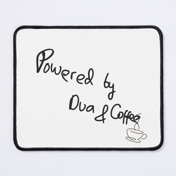 Item preview, Powered by Dua and Coffee | Muslimah Faith, Cozy Lifestyle & Islamic Inspiration designed and sold by Blessedhalal.