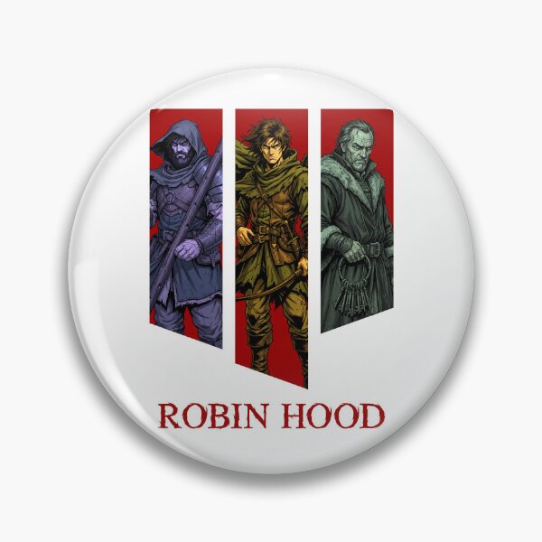 Item preview, Robin Hood Gritty Comic Style Triptych Graphic Tee designed and sold by appratous.