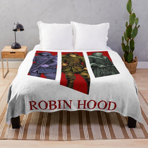 Item preview, Robin Hood Gritty Comic Style Triptych Graphic Tee designed and sold by appratous.