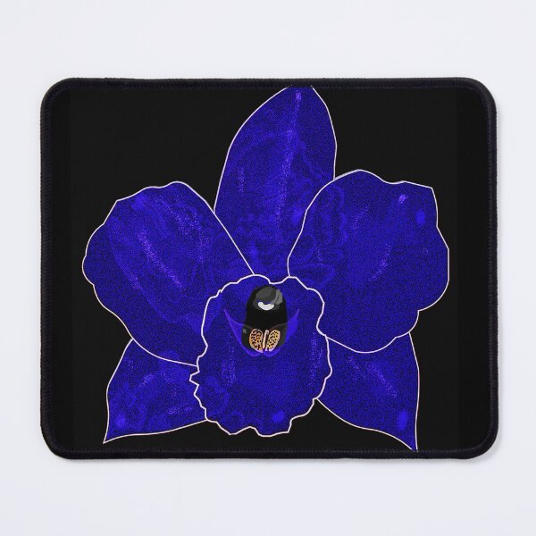 Item preview, Electric Blue Orchid – Bold Botanical Digital Art designed and sold by BatNature.