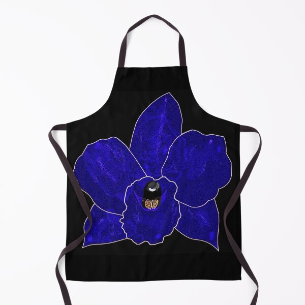 Item preview, Electric Blue Orchid – Bold Botanical Digital Art designed and sold by BatNature.