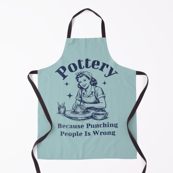 Item preview, Pottery Because Punching People Is Wrong Humor designed and sold by d247.