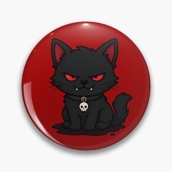 Item preview, Evil Black Cat Demon designed and sold by smktheduck.