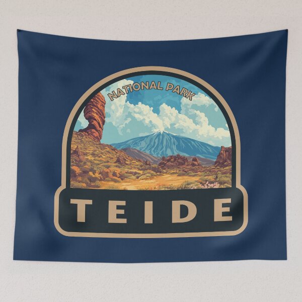 Item preview, Teide National Park Spain Travel Art designed and sold by KrisSidDesigns.