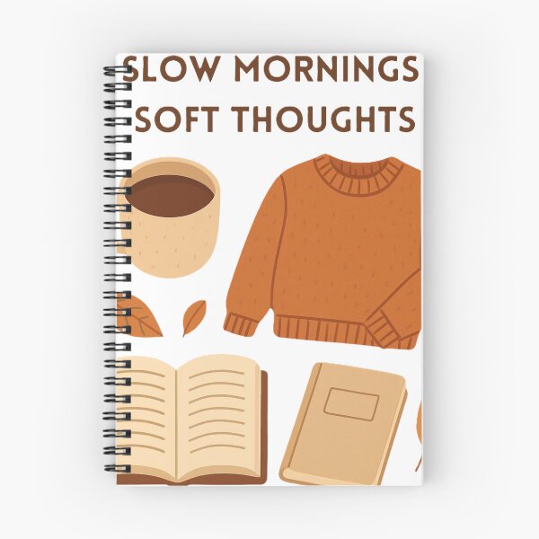 Item preview, Slow mornings, soft thoughts designed and sold by creativityisfun.