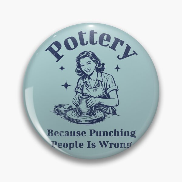 Item preview, Pottery Because Punching People Is Wrong Potter designed and sold by d247.