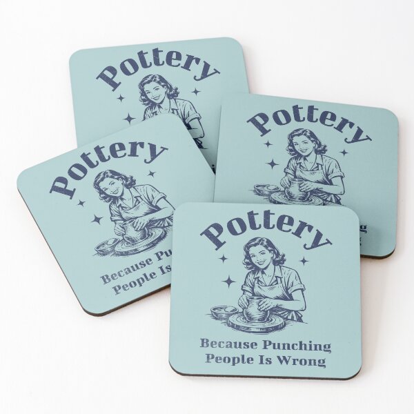 Item preview, Pottery Because Punching People Is Wrong Potter designed and sold by d247.