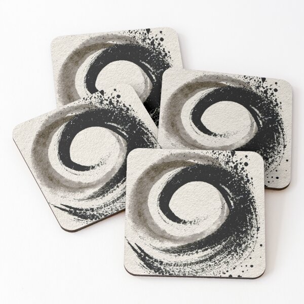 Item preview, Enso Circle | Minimalist Zen Ink Brush Art designed and sold by SlowRegardArt.