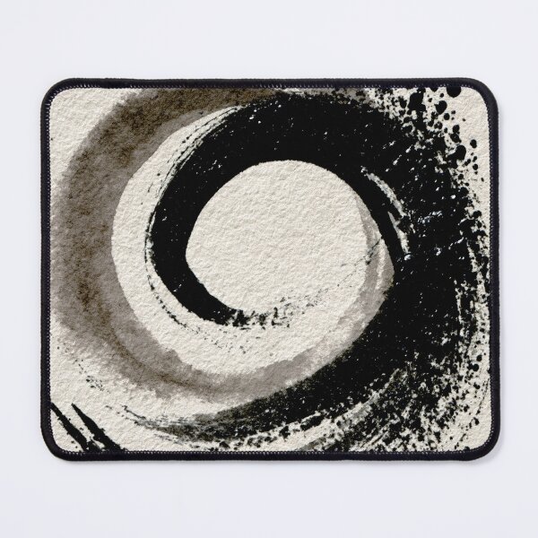 Item preview, Enso Circle | Minimalist Zen Ink Brush Art designed and sold by SlowRegardArt.