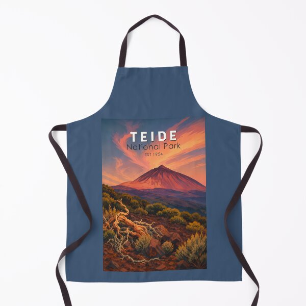 Item preview, Teide National Park Spain Illustration Travel Art Vintage designed and sold by KrisSidDesigns.