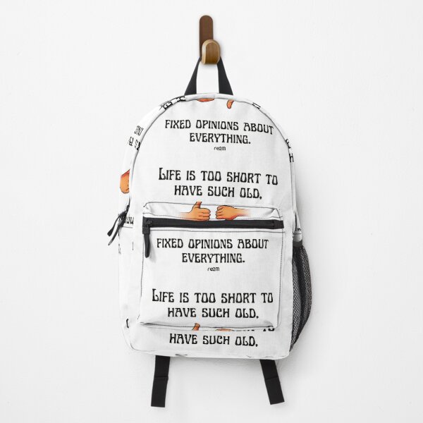 Item preview, Growth Mindset Quote / Life Is Too Short Fixed Opinions designed and sold by re2m.