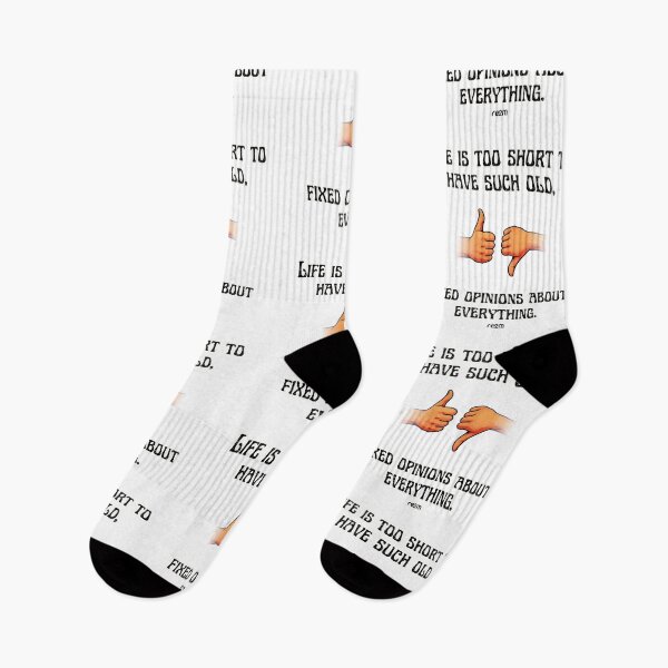 Item preview, Growth Mindset Quote / Life Is Too Short Fixed Opinions designed and sold by re2m.