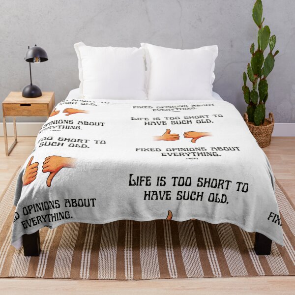 Item preview, Growth Mindset Quote / Life Is Too Short Fixed Opinions designed and sold by re2m.