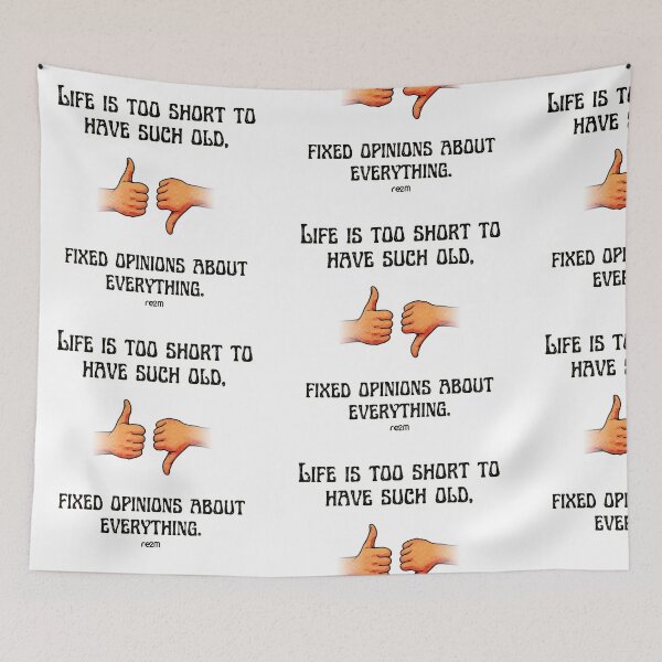 Item preview, Growth Mindset Quote / Life Is Too Short Fixed Opinions designed and sold by re2m.
