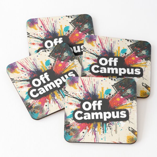 Item preview, Only One Year Off Campus | Funny College Life Digital Art Poster designed and sold by Vvmd.