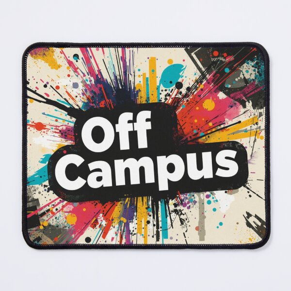 Item preview, Only One Year Off Campus | Funny College Life Digital Art Poster designed and sold by Vvmd.
