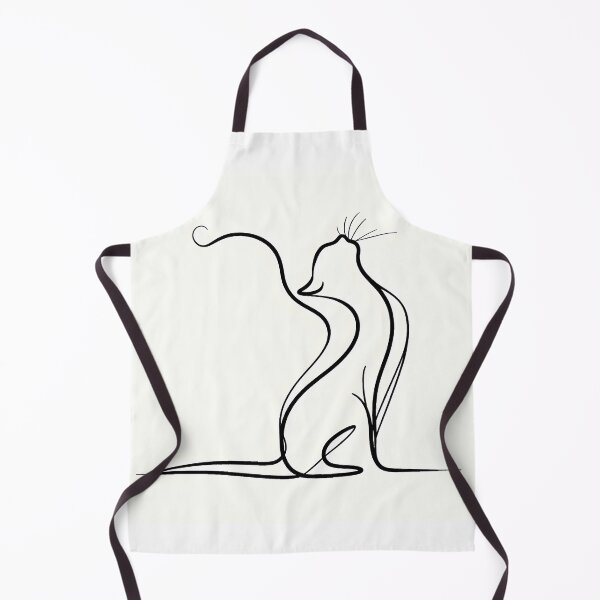 Item preview, Cat silhouette in one line - Simple elegance designed and sold by davidromapixel.