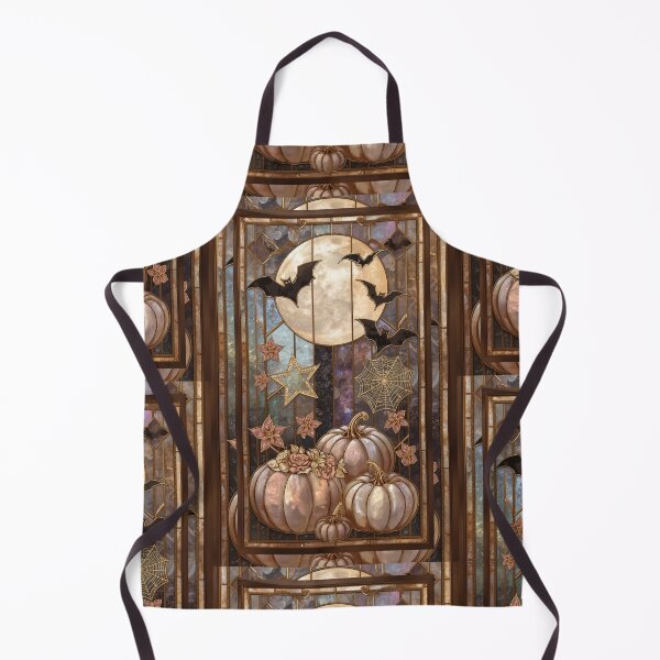 Item preview, Full moon, pearl pumpkins and golden bats designed and sold by BriSher.