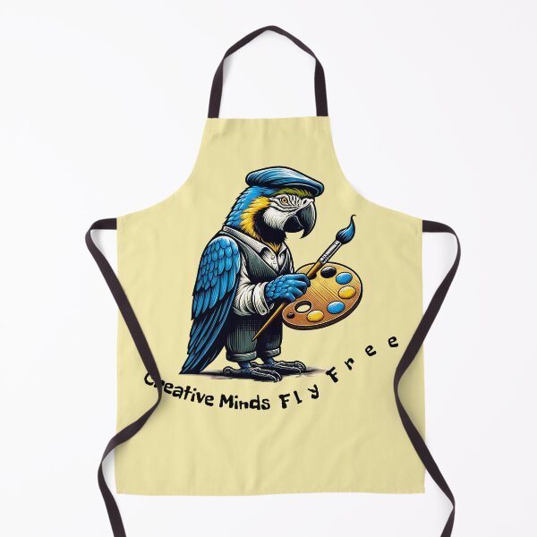 Item preview, Creative Minds Fly Free Artistic Parrot Painter Design designed and sold by Sachie's Studio.